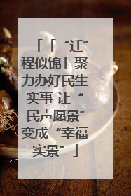 「“迁”程似锦」聚力办好民生实事 让“民声愿景”变成“幸福实景”