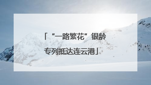 “一路繁花”银龄专列抵达连云港