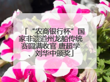“农商银行杯”国家非遗道州龙船传统赛圆满收官 唐超学、刘华中颁奖