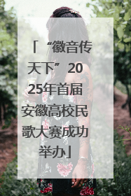 “徽音传天下”2025年首届安徽高校民歌大赛成功举办