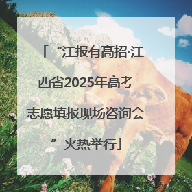 “江报有高招·江西省2025年高考志愿填报现场咨询会”火热举行