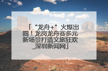 “龙舟+”火爆出圈！龙岗龙舟赛多元新场景打造文旅狂欢_深圳新闻网