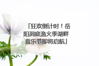 狂欢倒计时！岳阳洞庭渔火季湖畔音乐节即将启航