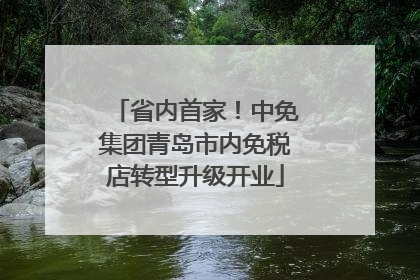 省内首家！中免集团青岛市内免税店转型升级开业