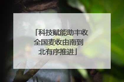 科技赋能助丰收 全国麦收由南到北有序推进