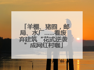 羊棚、猪圈，邮局、水厂……看废弃建筑“花式逆袭”成网红村咖