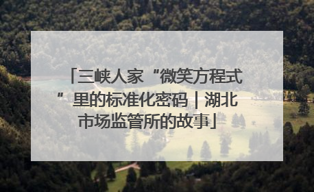 三峡人家“微笑方程式”里的标准化密码｜湖北市场监管所的故事