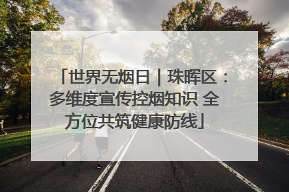 世界无烟日｜珠晖区：多维度宣传控烟知识 全方位共筑健康防线