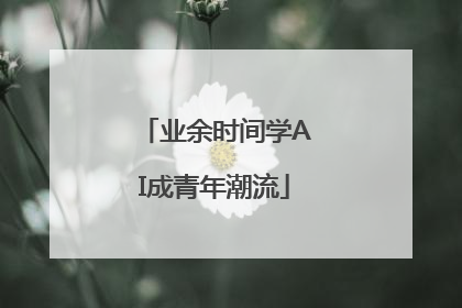 业余时间学AI成青年潮流