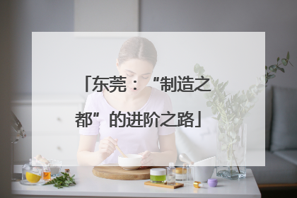 东莞：“制造之都”的进阶之路