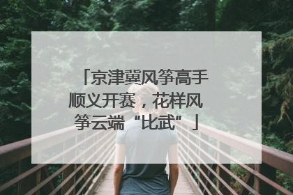 京津冀风筝高手顺义开赛，花样风筝云端“比武”