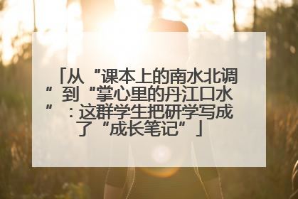 从“课本上的南水北调”到“掌心里的丹江口水”：这群学生把研学写成了“成长笔记”