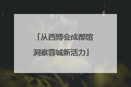 从西博会成都馆洞察蓉城新活力
