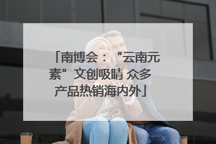 南博会：“云南元素”文创吸睛 众多产品热销海内外