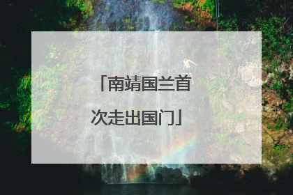 南靖国兰首次走出国门