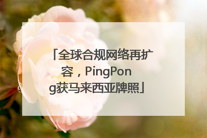 全球合规网络再扩容，PingPong获马来西亚牌照