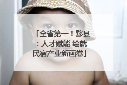 全省第一！黟县：人才赋能 绘就民宿产业新画卷