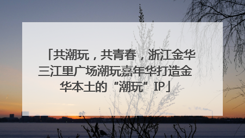 共潮玩，共青春，浙江金华三江里广场潮玩嘉年华打造金华本土的“潮玩”IP