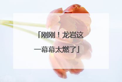 刚刚！龙岩这一幕幕太燃了