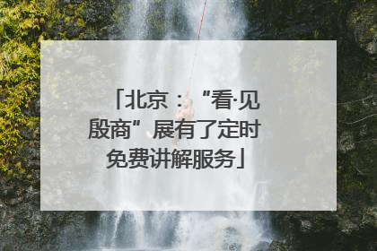 北京：“看·见殷商”展有了定时免费讲解服务