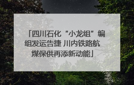 四川石化“小龙组”编组发运告捷 川内铁路航煤保供再添新动能