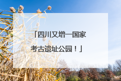 四川又增一国家考古遗址公园！