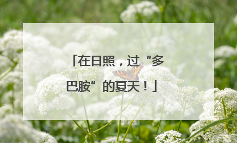 在日照，过“多巴胺”的夏天！