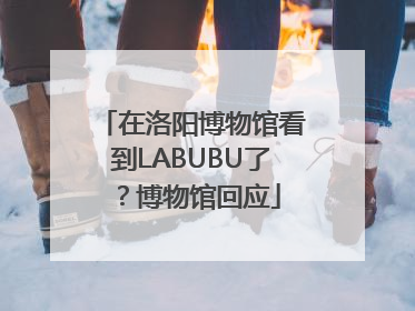 在洛阳博物馆看到LABUBU了？博物馆回应