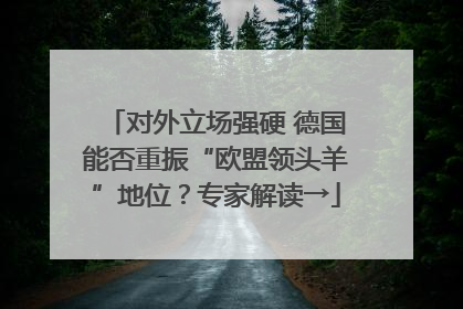 对外立场强硬 德国能否重振“欧盟领头羊”地位？专家解读→