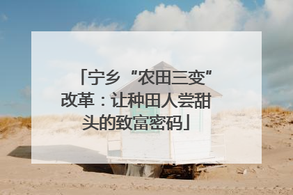 宁乡“农田三变”改革：让种田人尝甜头的致富密码