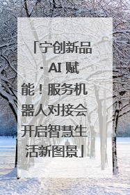 宁创新品・AI 赋能！服务机器人对接会开启智慧生活新图景