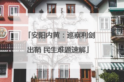 安阳内黄：巡察利剑出鞘 民生难题速解