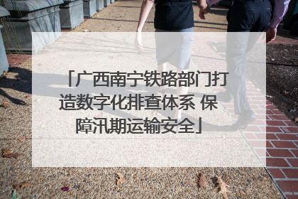 广西南宁铁路部门打造数字化排查体系 保障汛期运输安全