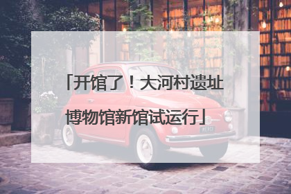 开馆了！大河村遗址博物馆新馆试运行