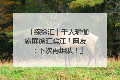 探徐汇｜千人瑜伽霸屏徐汇滨江！网友：下次再组队！