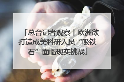 总台记者观察丨欧洲欲打造成美科研人员“吸铁石”面临现实挑战