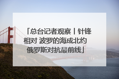 总台记者观察丨针锋相对 波罗的海成北约俄罗斯对抗最前线