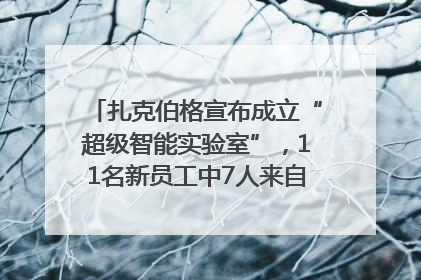 扎克伯格宣布成立“超级智能实验室”，11名新员工中7人来自OpenAI