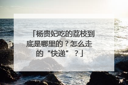 杨贵妃吃的荔枝到底是哪里的？怎么走的“快递”？