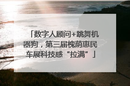 数字人顾问+跳舞机器狗，第三届槐荫惠民车展科技感“拉满”