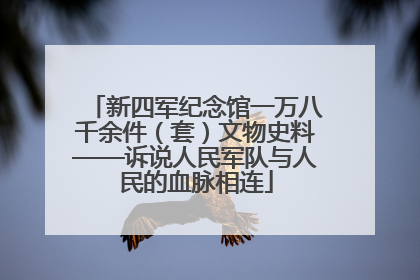 新四军纪念馆一万八千余件（套）文物史料——诉说人民军队与人民的血脉相连