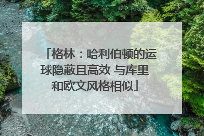 格林：哈利伯顿的运球隐蔽且高效 与库里和欧文风格相似