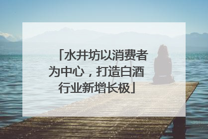 水井坊以消费者为中心，打造白酒行业新增长极