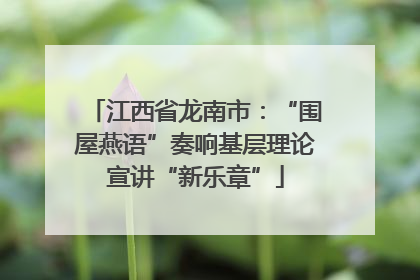 江西省龙南市：“围屋燕语”奏响基层理论宣讲“新乐章”