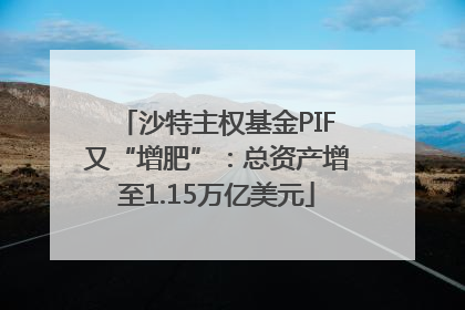沙特主权基金PIF又“增肥”：总资产增至1.15万亿美元