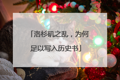 洛杉矶之乱，为何足以写入历史书