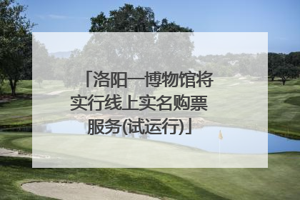 洛阳一博物馆将实行线上实名购票服务(试运行)