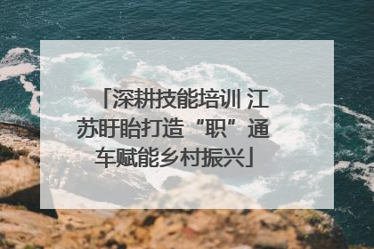 深耕技能培训 江苏盱眙打造“职”通车赋能乡村振兴