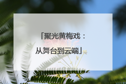 聚光黄梅戏：从舞台到云端