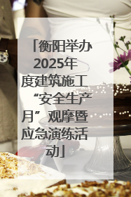 衡阳举办2025年度建筑施工“安全生产月”观摩暨应急演练活动